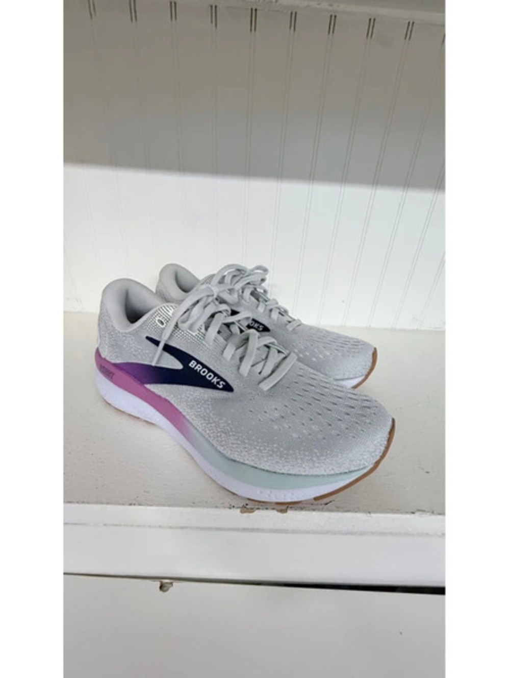 Brooks Women's Ghost 16 Running Shoe gray multi gradient midsole size 6 new